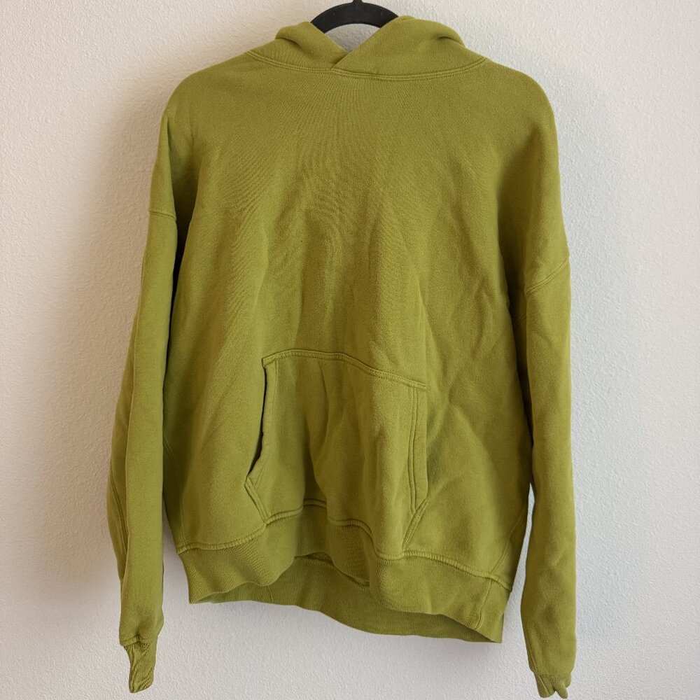Medium Abercrombie Oversized Sunday Hoodie in Chartreuse Green